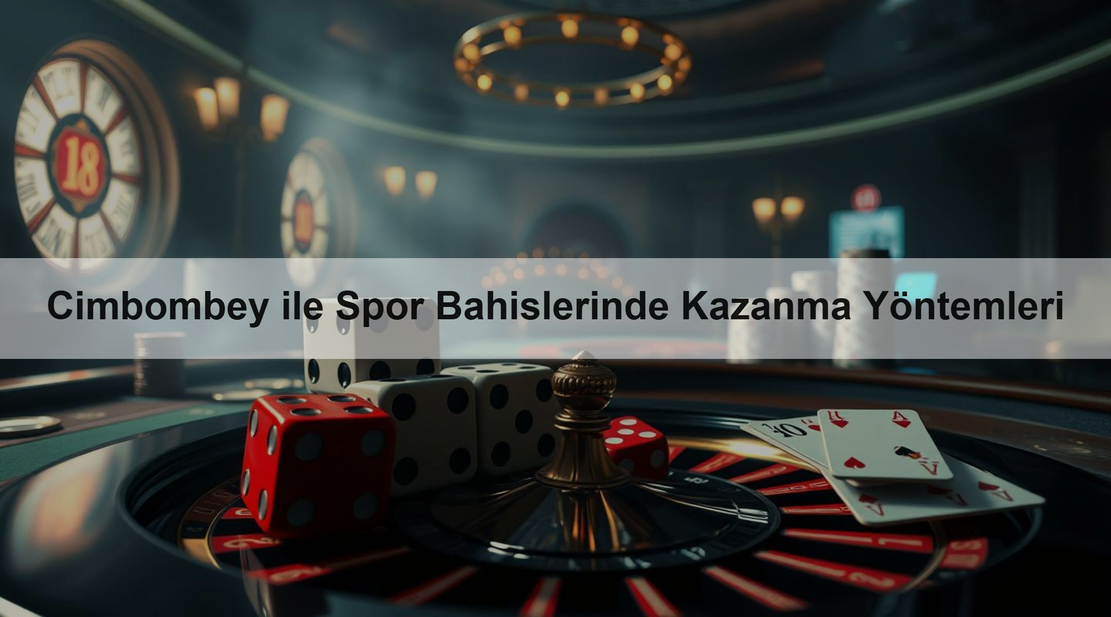 Cimbombey ile Spor Bahislerinde Kazanma Yöntemleri