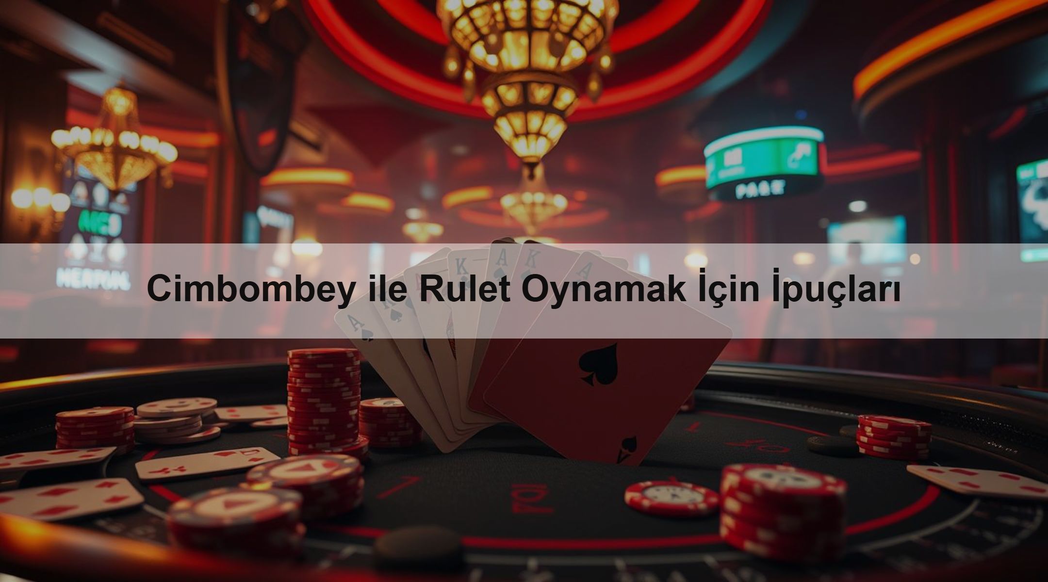 Cimbombey ile Rulet Oynamak İçin İpuçları