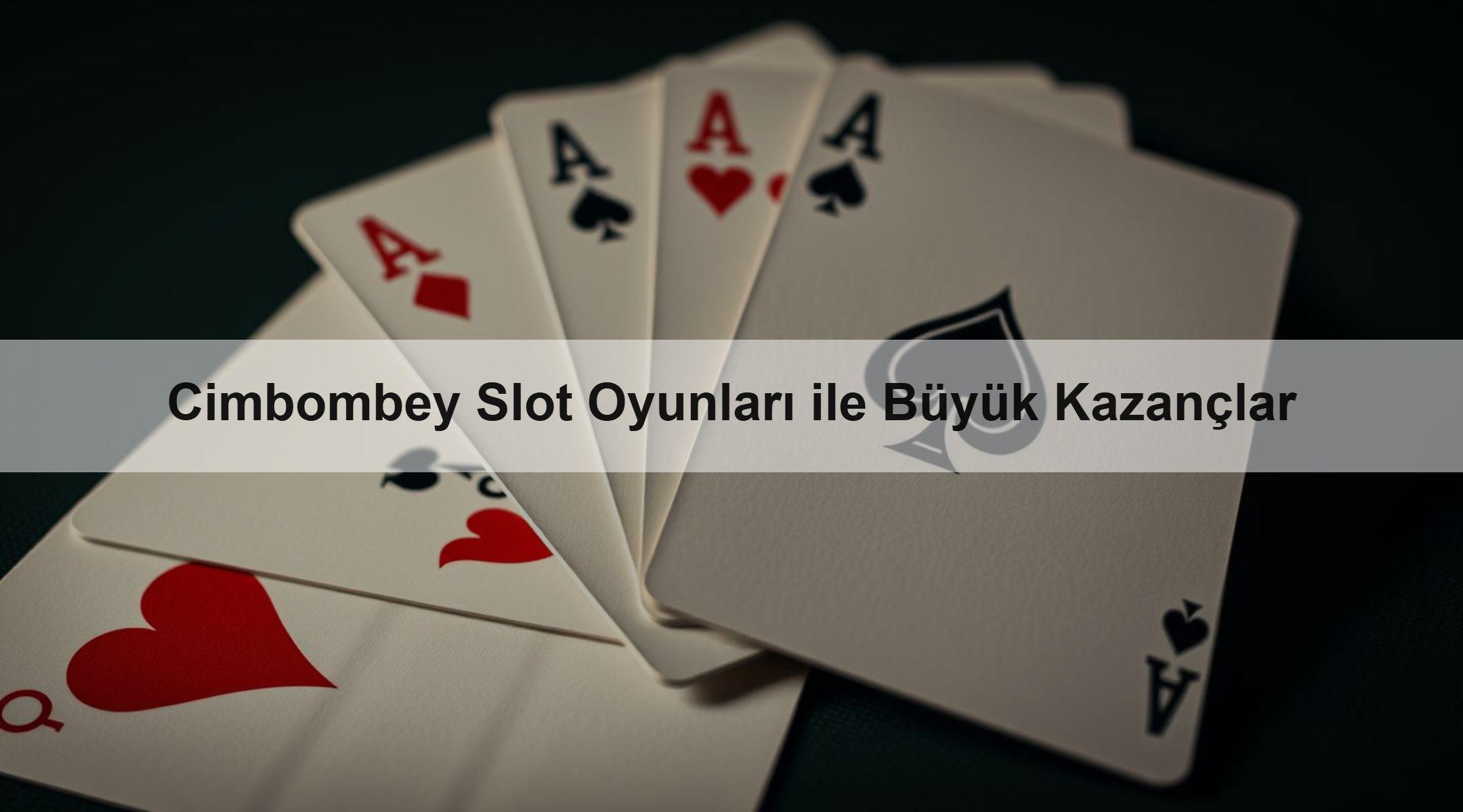 Cimbombey Slot Oyunları ile Büyük Kazançlar