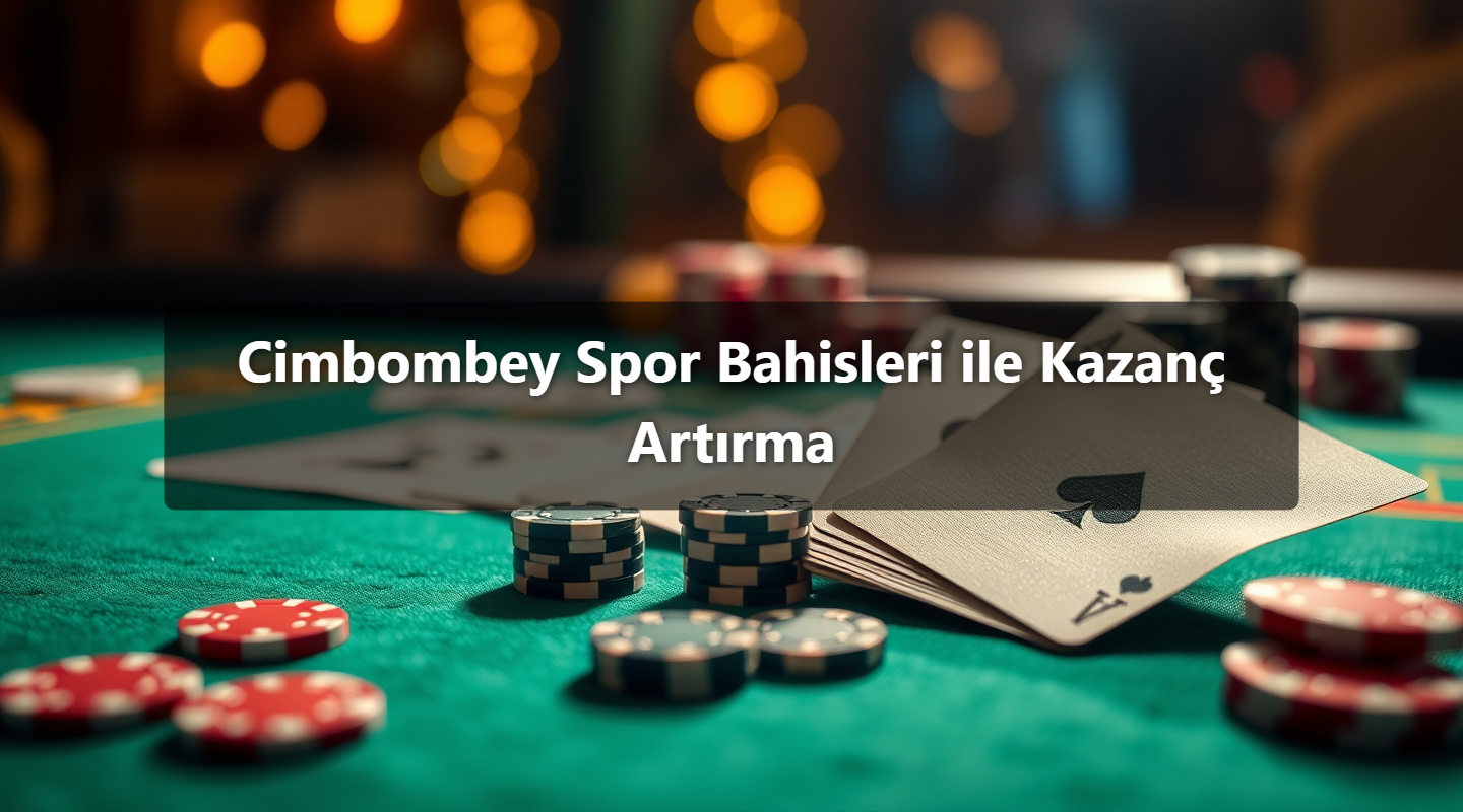 Cimbombey Spor Bahisleri ile Kazanç Artırma